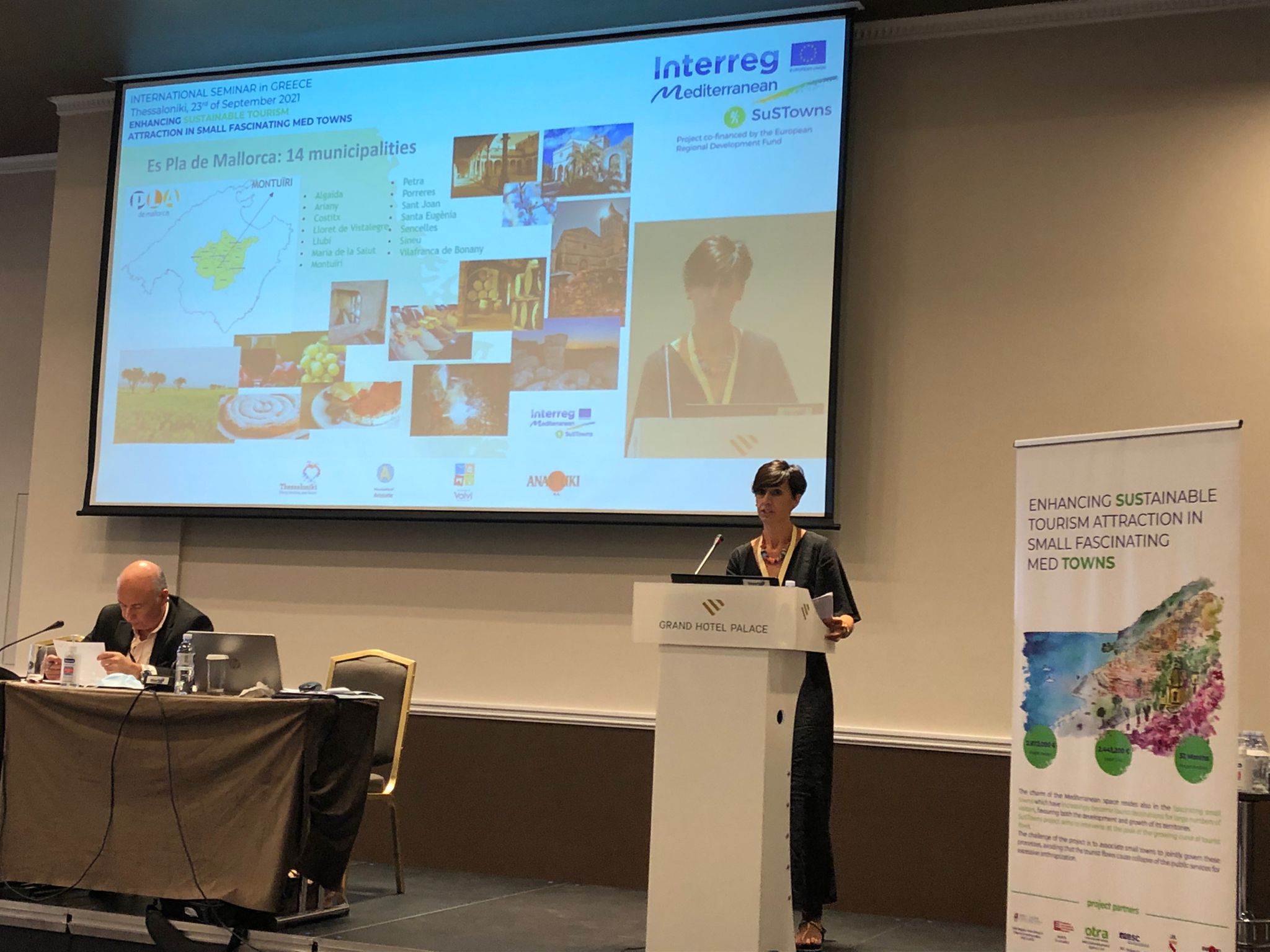 El Pla de Mallorca s'ha presentat com a model de turisme sostenible a la «Conferència Internacional de gestió del turisme sostenible de pobles petits» celebrada a Tessalònica, Grècia.
