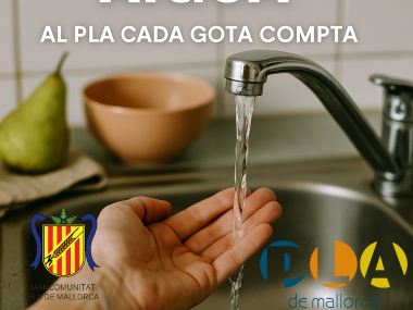 El Pla de Mallorca planta cara a la sequera amb una campanya que posa el focus en cada gota