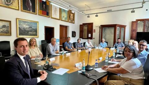 La Mancomunitat del Pla de Mallorca analitza amb el Consell els reptes hídrics i altres necessitats dels municipis